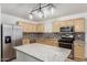 Stylish kitchen featuring stainless appliances, granite countertops, and a center island at 28617 N 50Th Pl, Cave Creek, AZ 85331