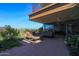 Inviting outdoor patio offering scenic mountain views and comfortable seating at 7161 E Rancho Vista Dr # 6009, Scottsdale, AZ 85251