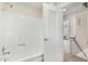 Bright bathroom with a shower and open door into another room at 7515 N 185Th Ave, Waddell, AZ 85355