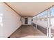 Covered outdoor patio area providing ample space for relaxation and entertaining at 106 S 74Th St, Mesa, AZ 85208