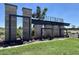 Attractive community entrance sign with stone pillars, metal accents, and landscaping, creating a welcoming first impression at 11426 E Utopia Ave, Mesa, AZ 85212
