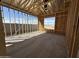 New construction framing interior view of the house with open windows and wooden beams and support structure at 11426 E Utopia Ave, Mesa, AZ 85212