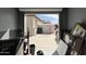 View of the detached garage and backyard at 18542 W Luke Ave, Litchfield Park, AZ 85340