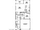 Detailed floorplan showcasing the layout of the first floor at 2370 W Los Arboles Pl, Chandler, AZ 85224