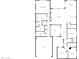 Detailed floor plan showcasing the layout of a home with multiple bedrooms, bathrooms, kitchen, and living spaces at 2526 E Novak Way, Phoenix, AZ 85042