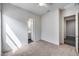 A bedroom with direct access to a bathroom creates a functional, streamlined living space at 32366 N 133Rd Ln, Peoria, AZ 85383