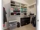 The closet is organized with shelving and hanging areas for optimal storage at 42266 W Sparks Dr, Maricopa, AZ 85138