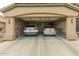 Spacious two-car garage with ample room for vehicles, bicycles and storage; well organized and secure at 42266 W Sparks Dr, Maricopa, AZ 85138