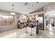 Eat-in kitchen featuring stainless steel appliances and tile flooring at 42266 W Sparks Dr, Maricopa, AZ 85138