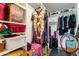 Walk-in closet with shelving and storage space at 5415 E Mckellips Rd # 24, Mesa, AZ 85215