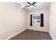 Carpeted bedroom featuring vaulted ceilings and a window at 6239 N 20Th Dr, Phoenix, AZ 85015