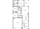 A detailed floor plan of a home, outlining the layout of rooms, including bedrooms, bathrooms, and living areas at 11522 W Deanne Dr, Youngtown, AZ 85363