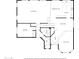 Detailed floor plan showcasing the layout of the first floor including the kitchen, living room, and bedroom at 1225 E Sea Gull Dr, Gilbert, AZ 85234