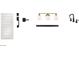 Bathroom fixtures feature a white door, black hardware, three-light vanity, and modern faucet at 1978 W Lariat Ln, Phoenix, AZ 85085