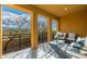 Inviting covered balcony with comfortable seating and neighborhood views, perfect for relaxing at 20750 N 87Th St # 2074, Scottsdale, AZ 85255