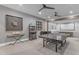 Large game room featuring dart board, arcade game, piano, foosball, and ping pong table at 2742 W Monterey Pl, Chandler, AZ 85224