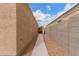Narrow walkway and block wall, creating a defined path at 30303 W Whitton Ave, Buckeye, AZ 85396