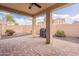 Paver patio with bbq and view of fenced yard at 33425 N Roadrunner Ln, San Tan Valley, AZ 85144