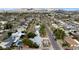 Beautiful aerial view of the neighborhood showing the mature landscaping and serene streets at 4134 N 35Th St, Phoenix, AZ 85018