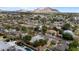 Stunning aerial view of the neighborhood featuring lush green landscaping and iconic mountain backdrops at 4134 N 35Th St, Phoenix, AZ 85018