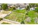 Birds-eye view of property boasting a fenced grassy area adjacent to the residential lot at 4211 W Yorkshire Dr, Glendale, AZ 85308