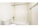 This bathroom offers a shower over tub at 43857 W Bedford Dr, Maricopa, AZ 85138