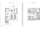 A detailed floor plan showcasing layout of home's first and second stories at 4634 S 23Rd Pl, Phoenix, AZ 85040
