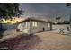 Exterior view of the home, showing backyard area at dusk with desert landscape at 5338 N 21St Ave, Phoenix, AZ 85015