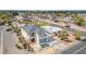 Aerial view of home featuring an attached garage, gated drive, and a second-story balcony at 5338 N 21St Ave, Phoenix, AZ 85015