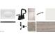Bathroom materials feature a white sink, black faucet, and wood flooring at 5633 W Mcneil St, Laveen, AZ 85339