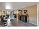 Open living room layout with bar and wine rack at 12212 N Paradise Village Pkwy # 308, Phoenix, AZ 85032