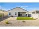 Low maintenance backyard with gravel and artificial turf at 17813 W Mission Ln, Waddell, AZ 85355