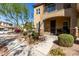 Charming home exterior featuring a landscaped front yard and covered entryway at 2821 S Skyline Dr # 107, Mesa, AZ 85212