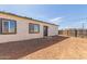 Exterior view of a home featuring a dirt backyard at 463 W Taylor Ave, Coolidge, AZ 85128