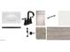 Assortment of bathroom finishes includes vanity sink, faucet, door hardware, and flooring at 5628 W Summerside Rd, Laveen, AZ 85339