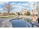 Enjoy this backyard pool with a lounge chair and picnic table ready for entertaining at 7038 W Beverly Rd, Laveen, AZ 85339