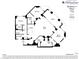 Detailed floor plan showcasing the layout of a 3-bedroom unit with balcony, kitchen, and Primary suite at 7175 E Camelback Rd # 401, Scottsdale, AZ 85251