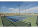 Community pickleball courts with new nets and lighting for evening play at 7252 E Nido Ave, Mesa, AZ 85209