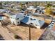 An aerial view showcasing the layout of the property within a suburban setting at 1153 E 12Th St, Casa Grande, AZ 85122