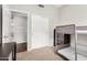 Bedroom featuring a bunk bed, neutral wall paint, closet and carpet flooring at 13308 W Acapulco Ln, Surprise, AZ 85379