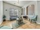 Cozy living room with neutral tones, recessed shelving, comfortable seating, and natural light at 17346 W Lincoln St, Goodyear, AZ 85338