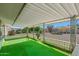 View of the spacious covered patio with decorative supports and views at 10509 W Oak Ridge Dr, Sun City, AZ 85351