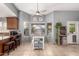 Bright eating area in kitchen with breakfast bar and large windows at 14402 N Silverado Dr, Fountain Hills, AZ 85268