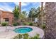 Community hot tub surrounded by lush landscaping at 2635 E Chester Dr, Chandler, AZ 85286