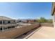 Large balcony with stunning views of the neighborhood and mountains at 2811 W Glenhaven Dr, Phoenix, AZ 85045