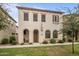 Charming two-story home with a well-manicured lawn and inviting curb appeal at 3518 S Posse Trl, Gilbert, AZ 85297