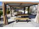 Outdoor gazebo with dining sets provides a shaded space at 925 W Mcdowell Rd # 102, Phoenix, AZ 85007