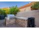 Built-in outdoor grill and cooking area, perfect for barbecues and entertaining in the backyard at 9431 N Summer Hill Blvd, Fountain Hills, AZ 85268