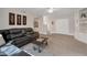 Open living area with built-in shelves, creating a comfortable and inviting space at 9727 E Presidio Rd, Scottsdale, AZ 85260