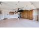 Spacious garage with epoxy flooring and ample storage cabinets at 9803 N 100Th Pl, Scottsdale, AZ 85258